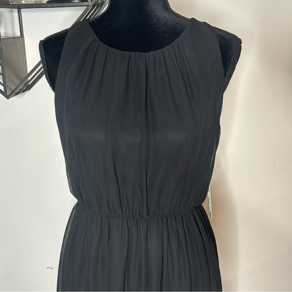 Black Hi-Lo CHARMING CHARLIE Sheer Dress, size M - Picture 3 of 11